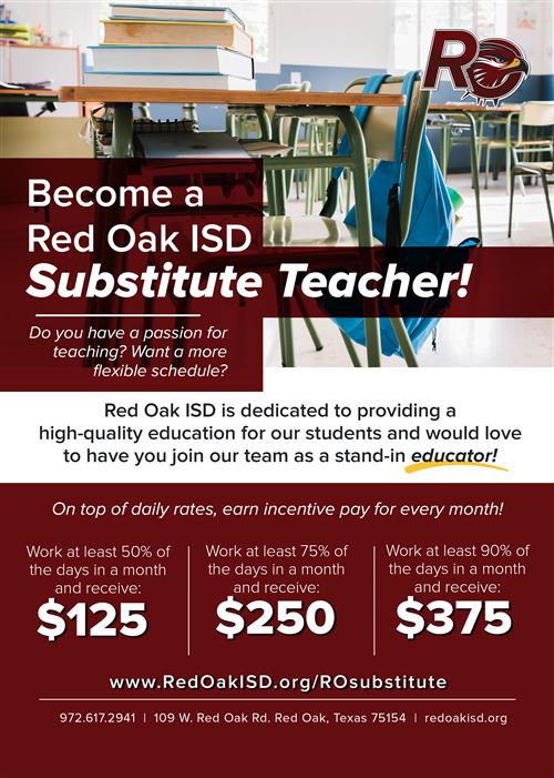 Become a ROISD Substitute Teacher 